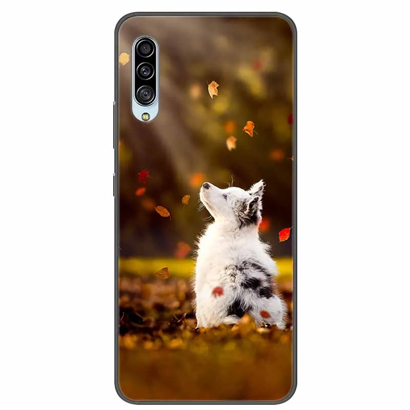 Чехлы для телефонов Samsung A90 искусственные красивый мягкий силиконовый чехол из