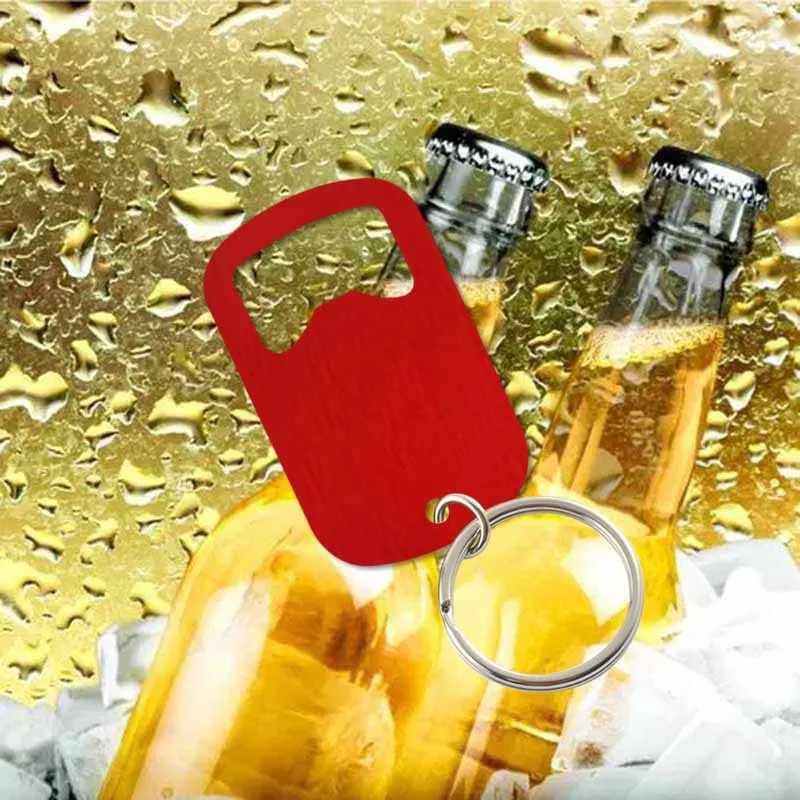 50 шт., индивидуальный логотип, бесплатная открывалка для бутылок из нержавеющей стали с лазерной гравировкой, брелок для крещения, дня рождения, свадьбы, вечеринки, индивидуальный подарок