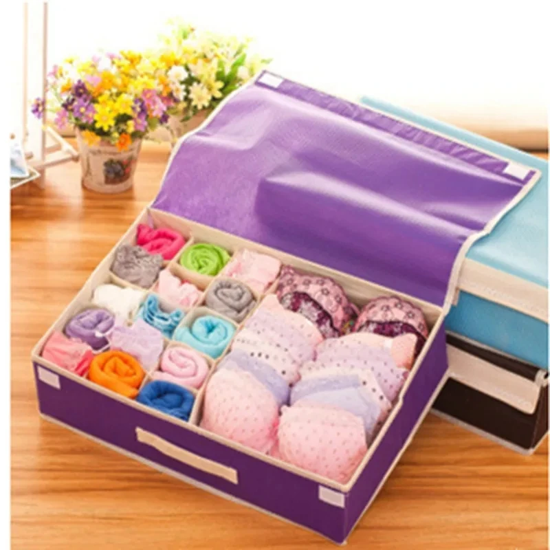 Новый Монотонный Ящик Для Хранения Нижнего Белья Из Нетканого Материала