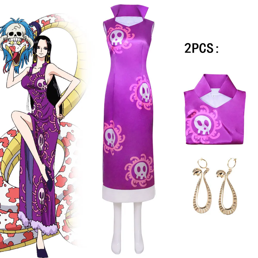 

Anime One Piece Cosplay Boa Hancock Female Costume