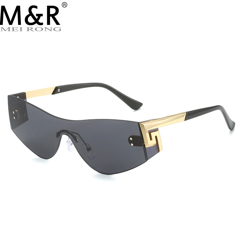 

Fashion New Borderless Women's Sunglasses Brand Designer Butterfly Protective Glasses Men's Outdoor Travel Eyewear UV400 очки