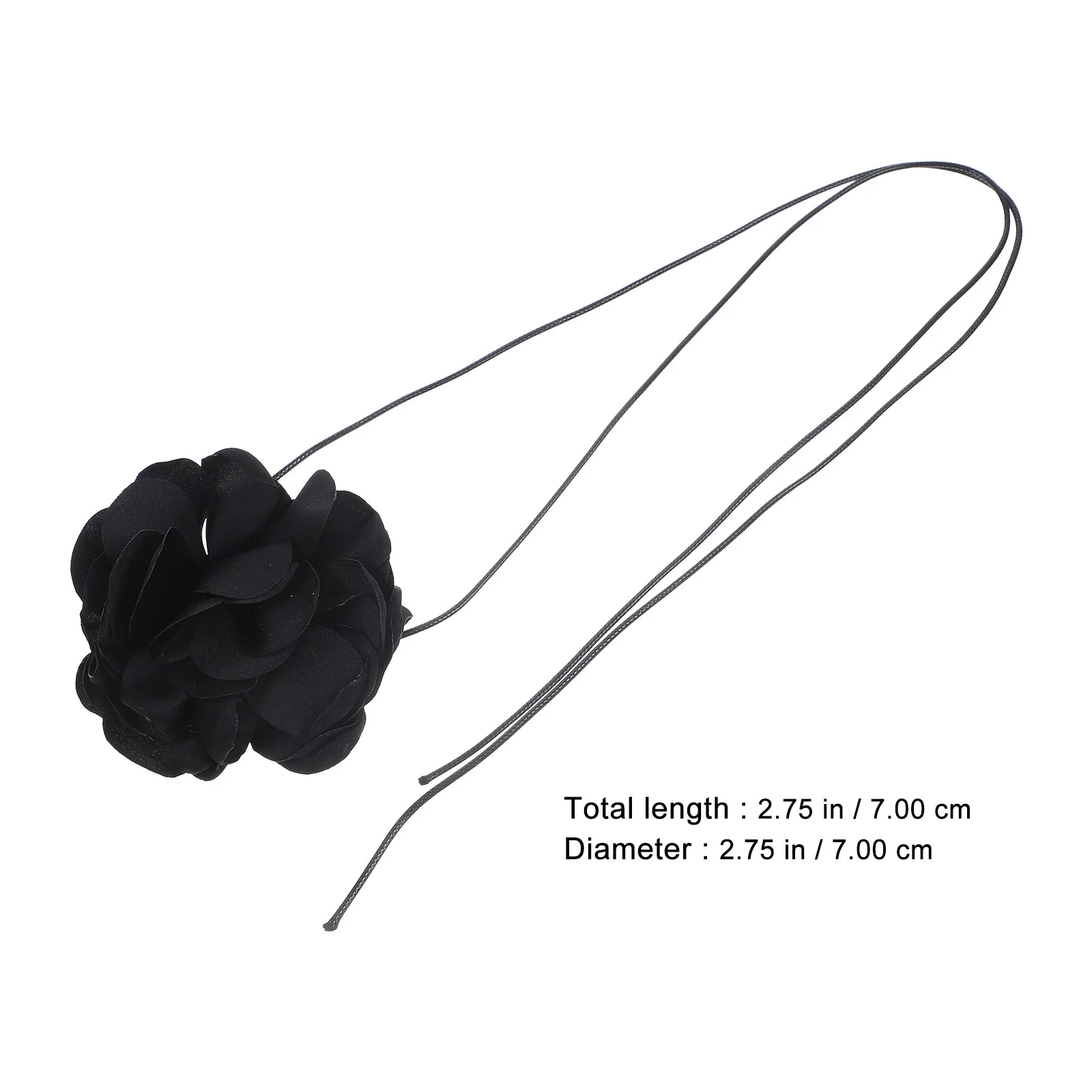 Floral Belt Choker Necklaces Woman Flower Fashionable Chokers Girls Waist Chain Cloth Miss