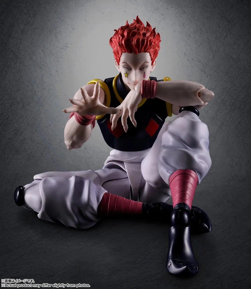 Фото В наличии оригинальная фигурка BANDAI SHFiguarts HUNTER HUNTER Хисока, модель из аниме, экшн-игрушка. №5