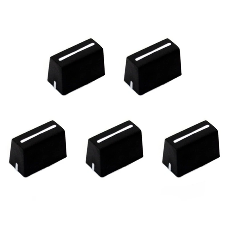 5Pcs Universal Fader Knobs Cap Straight Slide Potentiometer For DJ Controller Mixers Console DJM DDJ XDJ
