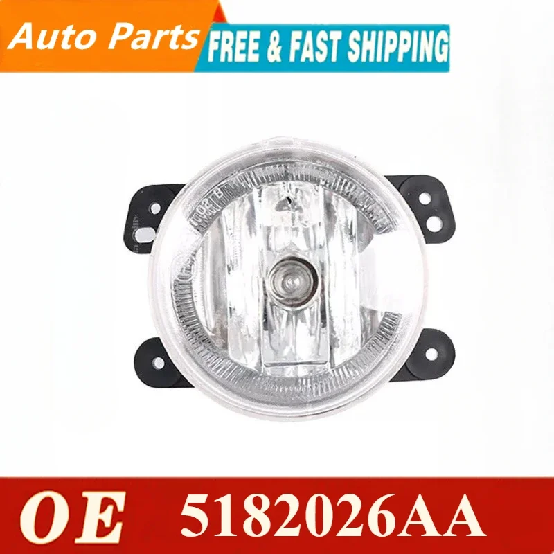 Противотуманная фара с кронштейном подходит для Chrysler Dodge Jeep Wrangler 2011-2017 05182026AA 5182026AA
