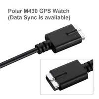 fast usb charger cable for polar m430 smart watch 1m charge cable data cord for polar m430 gps running watch