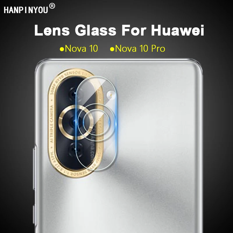

10 шт. для Huawei Nova 10 Pro HD Прозрачная ультратонкая задняя защитная крышка для объектива камеры мягкое Закаленное стекло Защитная пленка