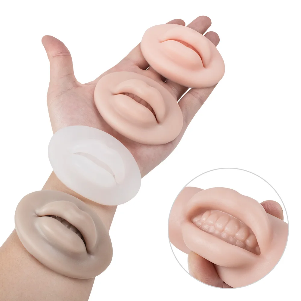 

5D toot lips Lip Practice Silicone Skin For PMU Beginner and Experienced Tattoo Artist Premium Soft Lips Practice Silicone Skin