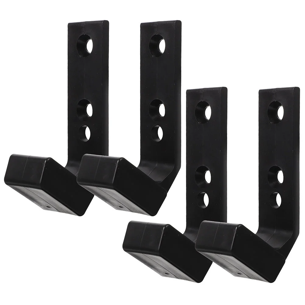 

4 Pcs Barbell Stand Weight Plates Holder Gym Dumbbell Storage Machines Home Wall Rack