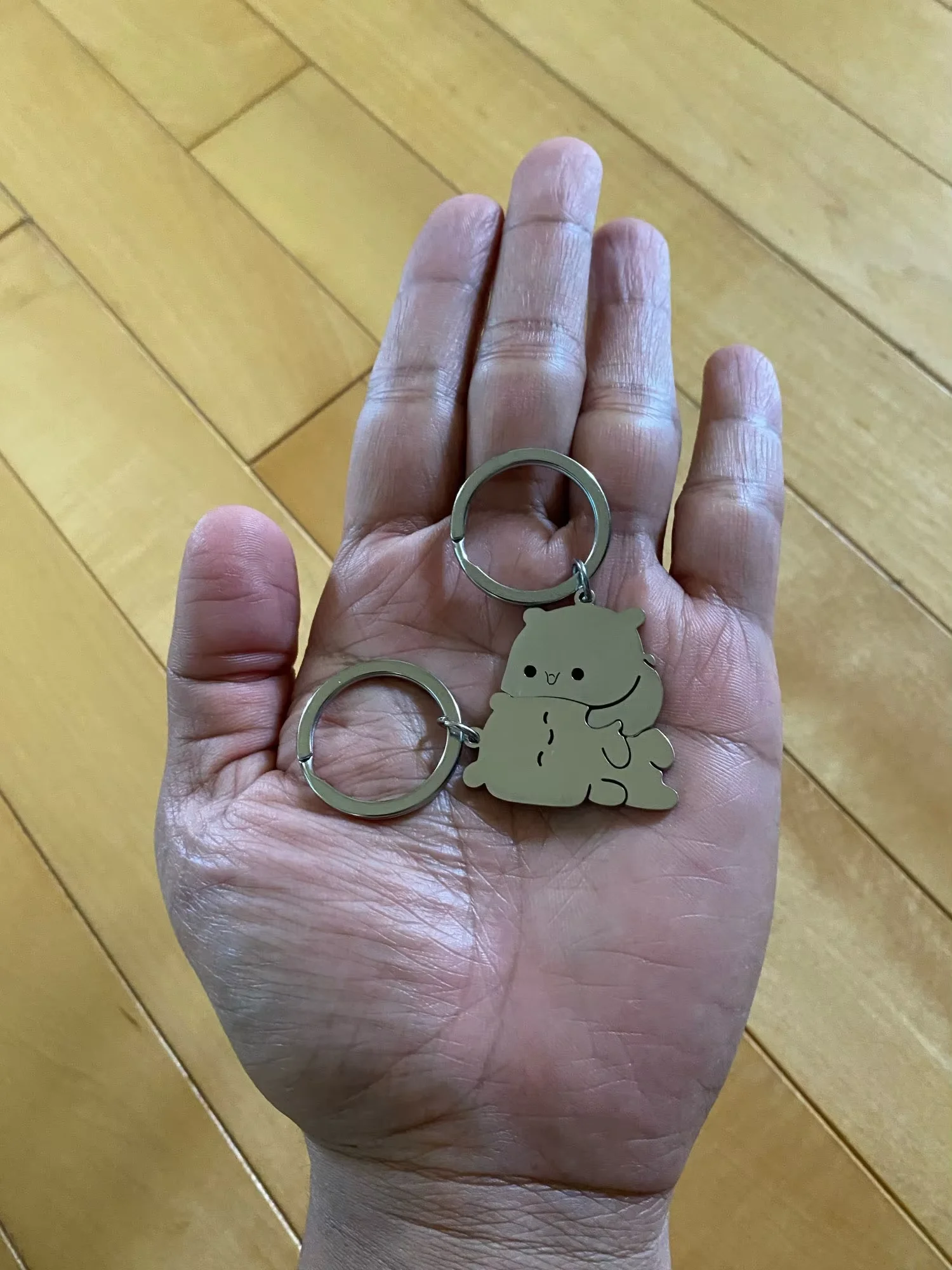 2 шт. брелки для ключей с мультяшным котом