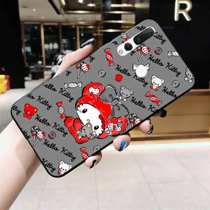 Милый чехол для телефона с мультяшным котом Hello Kitty Huawei Y6P Y8S Y8P Y5II Y5 Y6 2019 P Smart Prime Pro |
