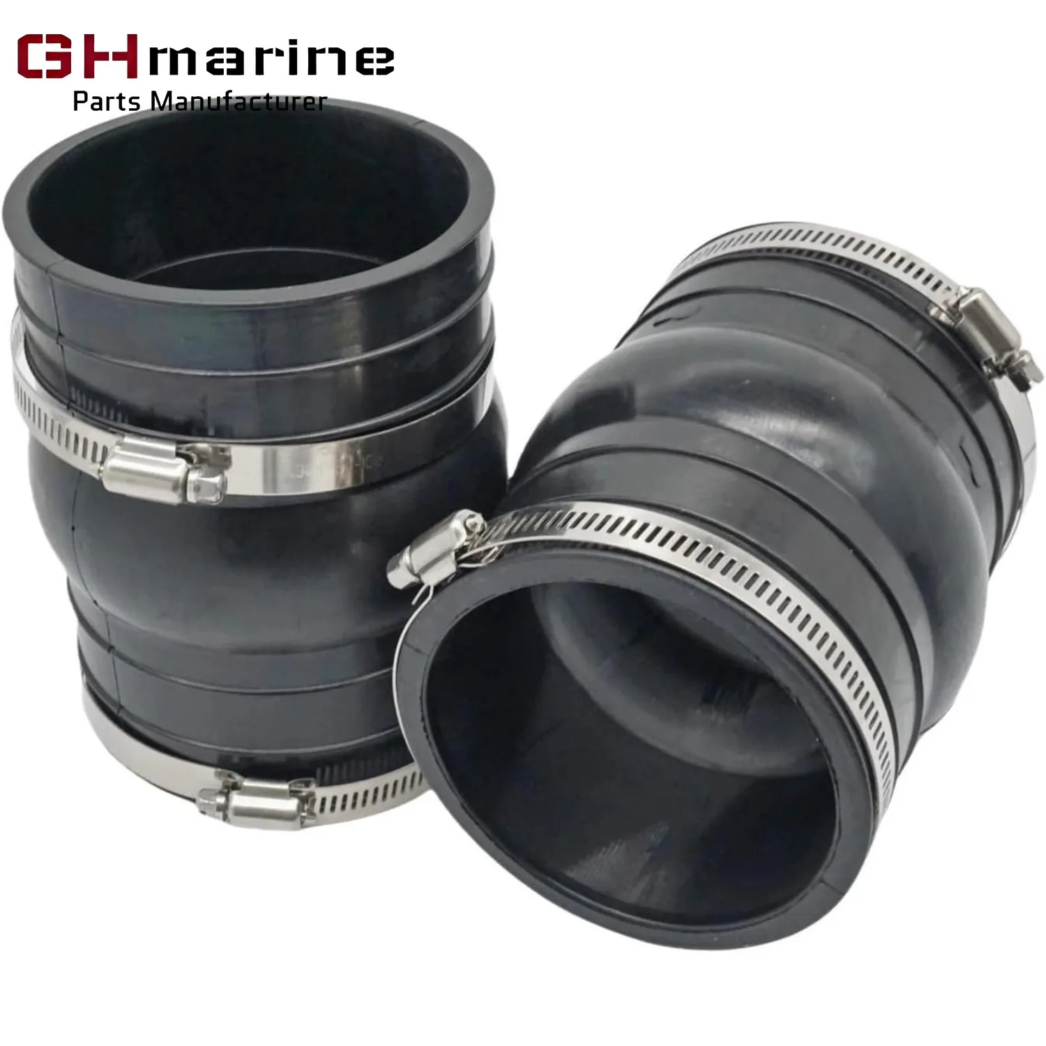 Фото Комплект гофрированных шлангов коллектора для лодок Volvo Penta Sterndrive V6 V8 4.3 5.0 5.7 7.4 8.1L 262 CID 1986-UP OMC 3852696 3863450 №2