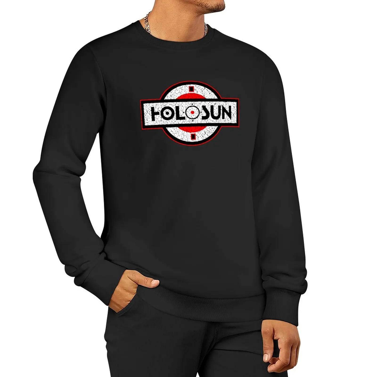 Holosun Red Dot Scope Sight Badge Patch Logo Pullover Hoodie autumn new products hoodies and sweatshirts