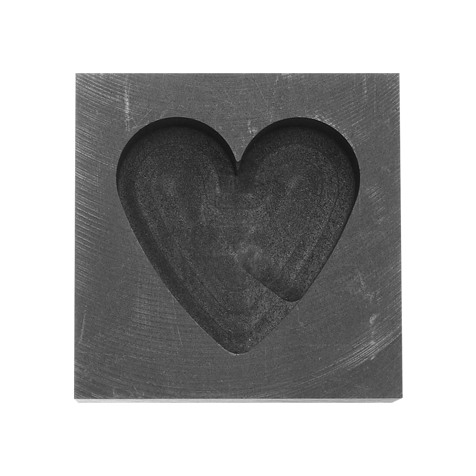 Графитовая форма в форме сердца золотые рафинирующие слитки коррозионностойкие