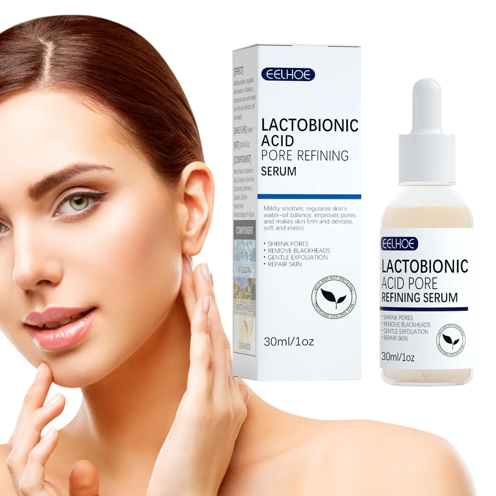 

Instant Perfection Wrinkles Serums Lactobionic Acid Facial Anti-Aging Whitening Face Eye Essence Eye Essence Firming Lifting