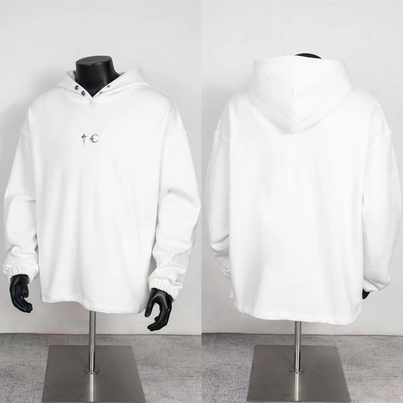 Толстовка с капюшоном Thug Club новая классическая толстовка металлическим значком