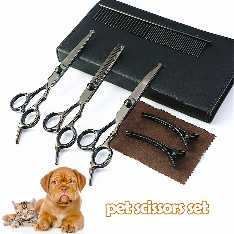 Аксессуары для стрижки кошек и собак набор безопасных ножниц с круглым