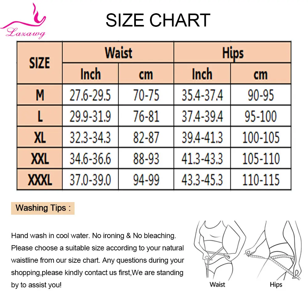 LAZAWG Body Shaper Briefs for Women Tummy Control Panty with Waist Trainer High Waist Hook Panties Thigh Butt Lifter Shapewear
