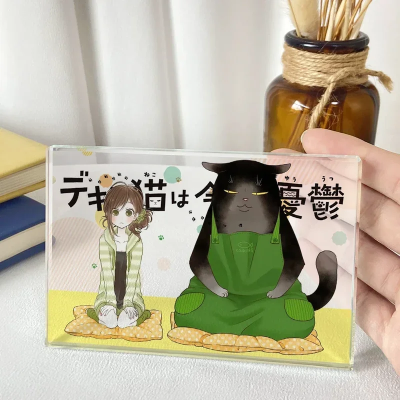 Аниме стоячая модель Косплей настольное украшение мастерская кошка снова