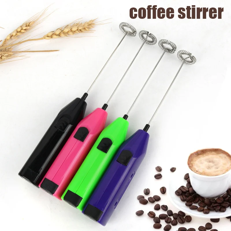 

Electric Milk Frother Handheld Egg Beater Foamer Coffee Maker Electric Coffee Blender Mixer Mini Portable Blender Kitchen Tools