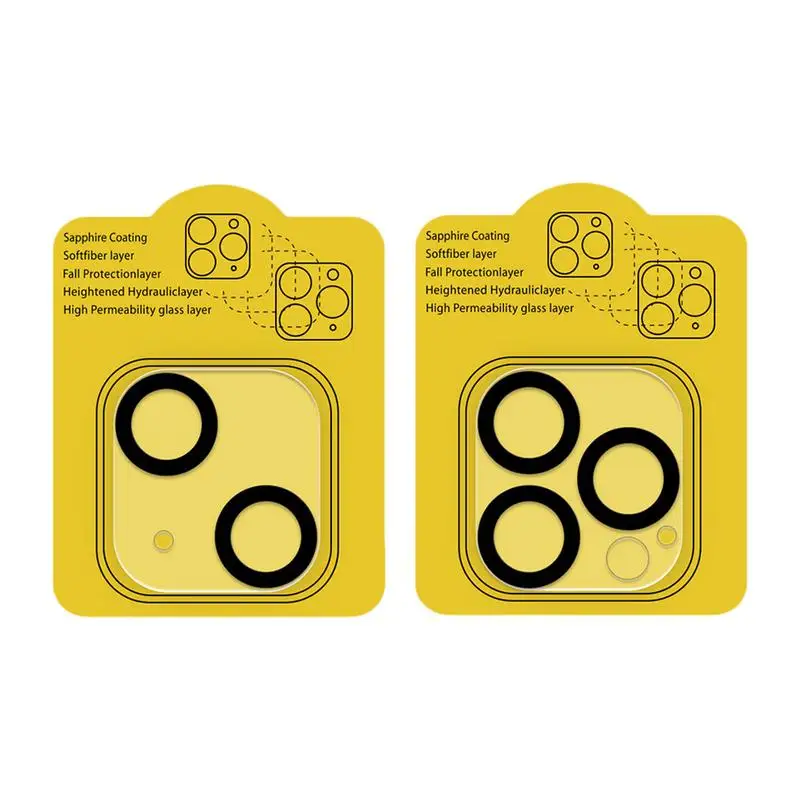 

Camera Lens Protector ForIPhone 13 Mini Pro Max 2021 Full-Frame Lens Film Transparent Camera Glass Protection Case