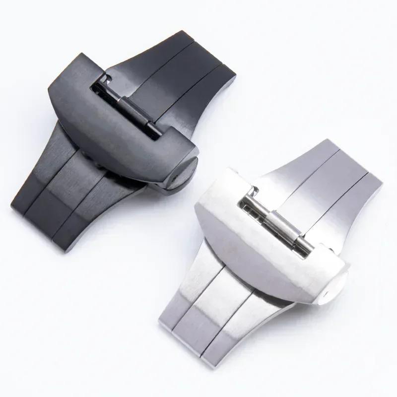 20 мм 22 металлическая пряжка-бабочка твердая застежка из нержавеющей стали для