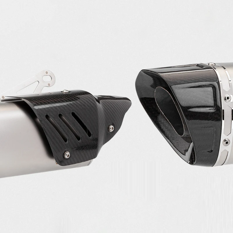 Универсальный глушитель выхлопной трубы мотоцикла 51 мм AKR для CBR650 Z900 R3 R6 MT09 K10 KTM RC