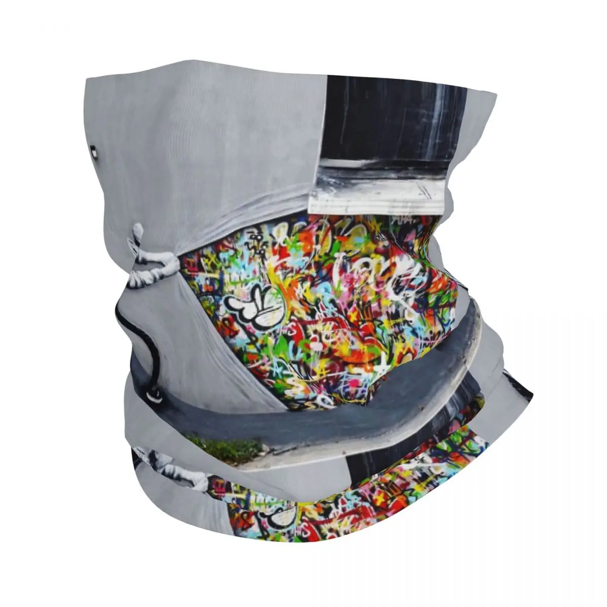 

Бандана-шарф с принтом граффити для мужчин и женщин