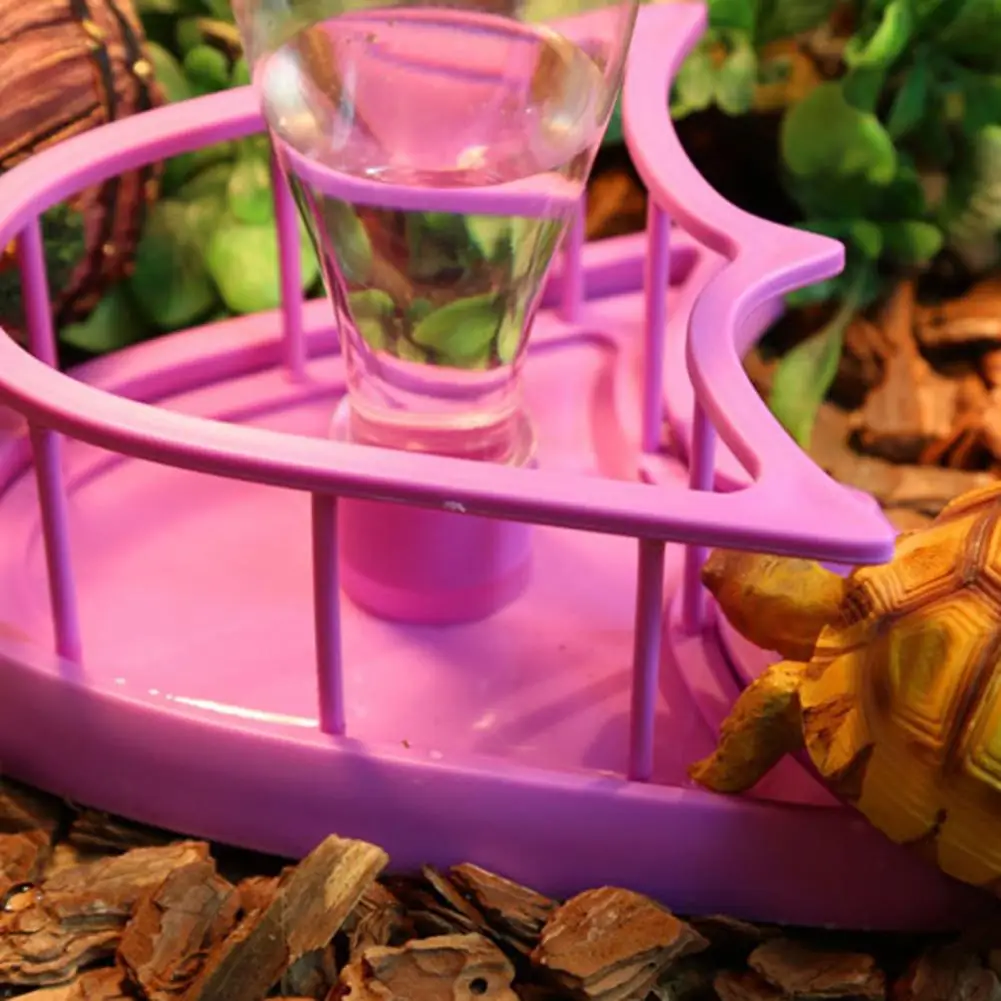 

Practical Feeding Bowl Wear-resistant Compact Reptile Water Drinker Dispenser Pet Feeder Climbing Pet Feeder
