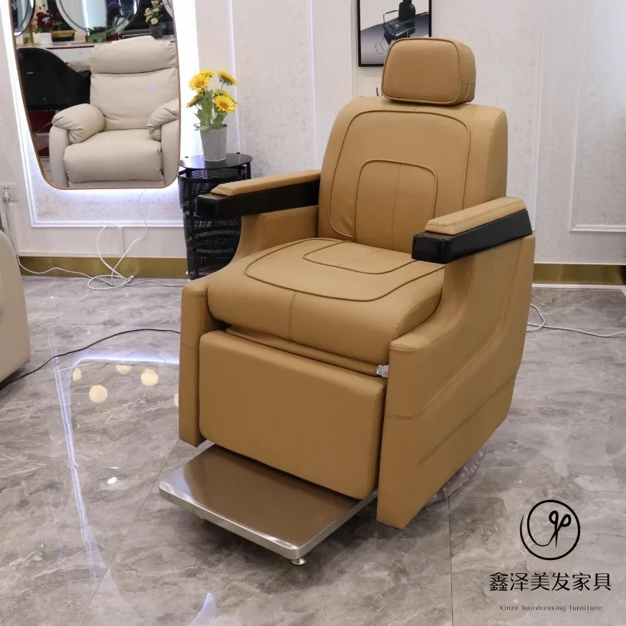 Роскошный парикмахерский стул с пенным наполнителем эффектом памяти