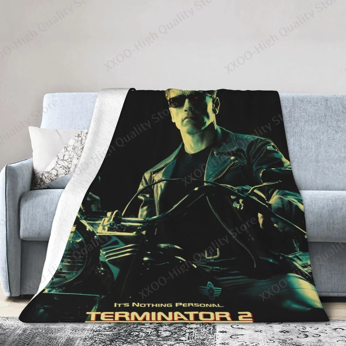 

Классическое 3D одеяло для дивана и кровати Terminator3d, супермягкое теплое тонкое шерстяное удобное роскошное плюшевое одеяло, фланелевое одеял...