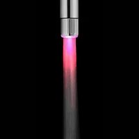 illuminated faucet tap led temperature control variable light temperature control colorful color changing connector