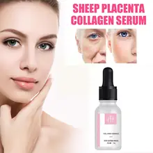 Sheep Placenta Collagen Serum Anti-Aging Smoothing Face Serum Skin Firming Blemish Skin Moisturizing Facial Essence Correct V4Z8