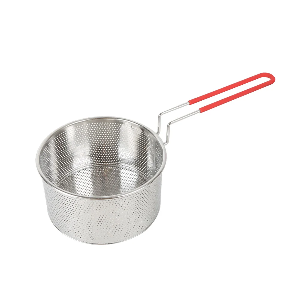 

Strainer Basket Colander Pasta Noodle Spoon Mesh Skimmer Metal Frying Filter Deep Fry Spaghetti Steel Stainless Fried Handle