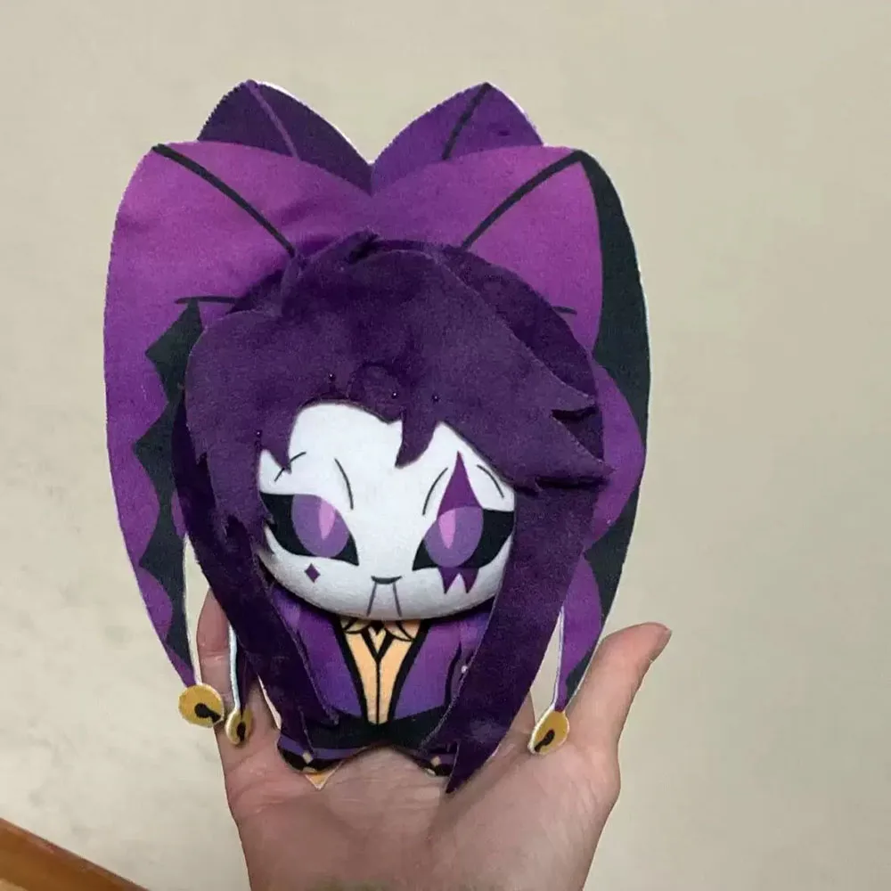 Фото Плюшевая кукла-подвеска Game Freak Circus Jester 10 см, забавная кукла-клоун с сердечками, мягкая игрушка для фанатов, коллекционный подарок на праздник №2