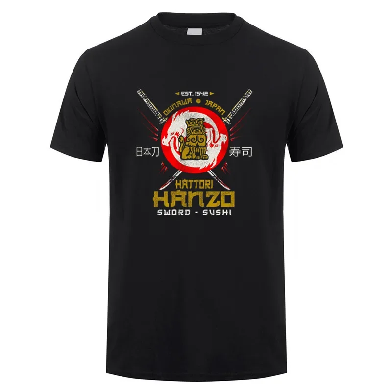 Футболка Hattori Hanzo летние крутые мужские хлопковые футболки с короткими рукавами
