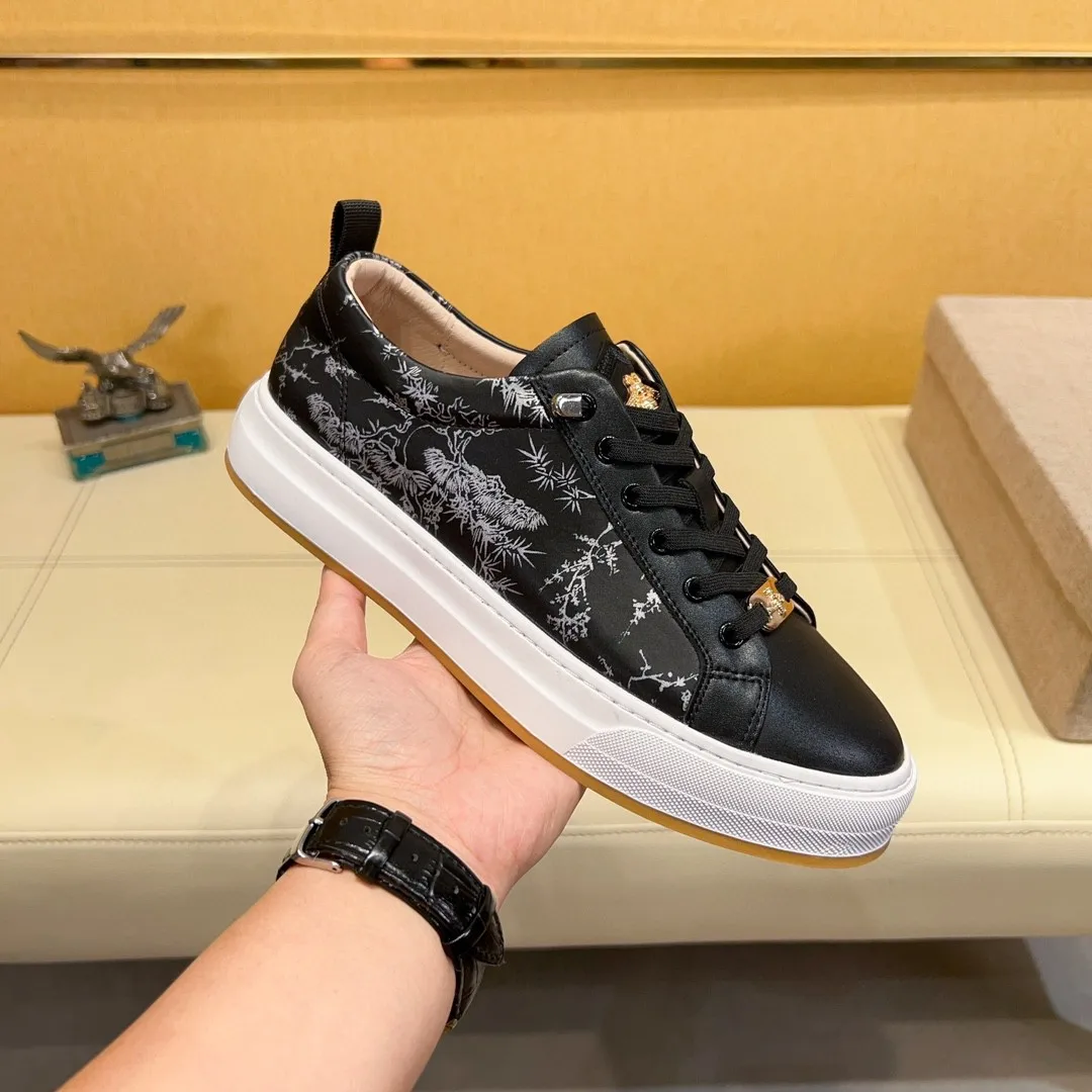 Мужские повседневные кроссовки Kuqi Break элитная легкая роскошная обувь для ленивых