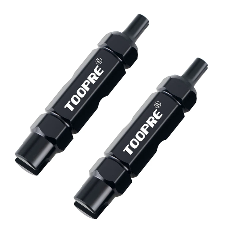 

TOOPRE 2X 3 In 1 Valve Core Remover Tool, Valve Cores In Both Tubeless And Tubed Tires,Suits For Schrader And Presta Valve