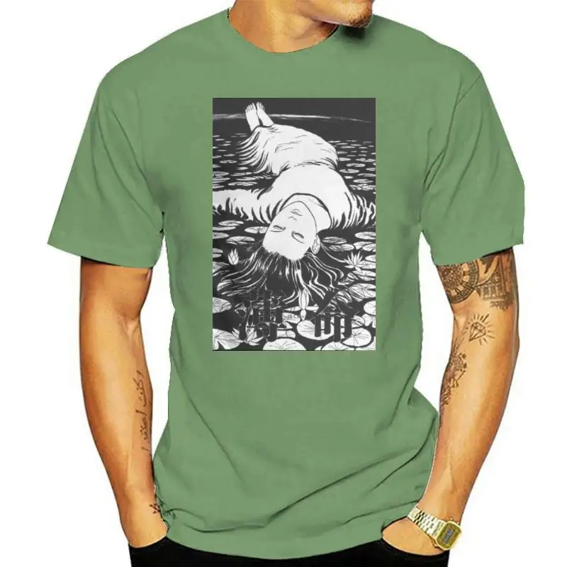 

Junji Ito Dying Young T-shirt Men O-neck Streetwear Men's Vintage Organic Cotton T Shirt Hip Hop Tshirt Tees Harajuku