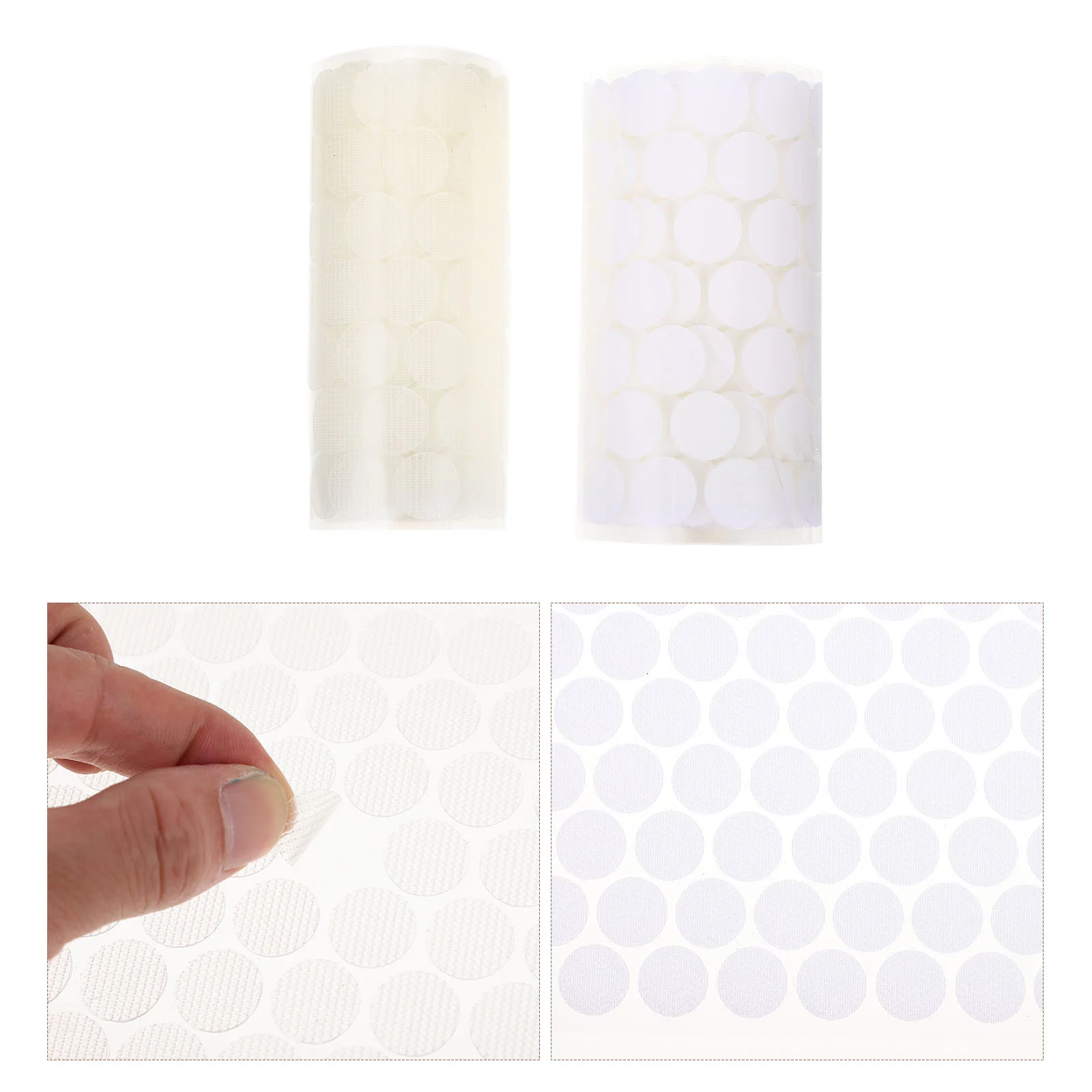 

Adhesive Sticky Round Dot Loopselfstickers Hook Tape Circlefastenertapes Sticker Clear Putty Transparent Circles Strips Labels