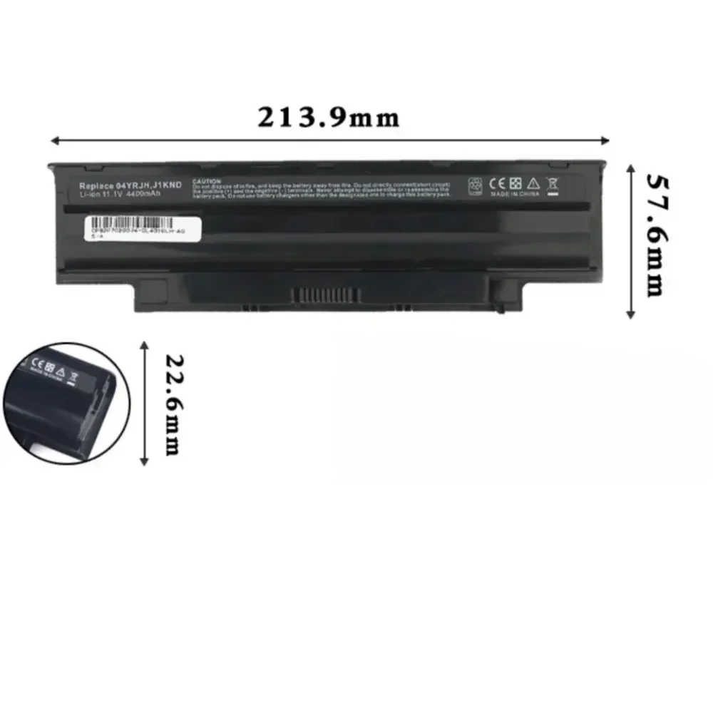 J1knd для Inspiron M501 M501R M511R N3010 N3110 N4010 N4050 N4110 N5010 N5010D N5110 N7010 N7110 M5010D Аккумулятор ноутбука +