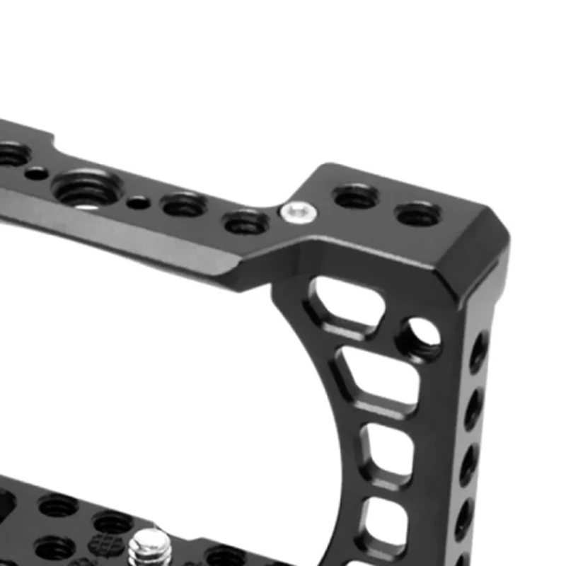 Для Sony A6400 / A6300 A6100 A6000 деревянная ручка металлическая камера клетка стабилизатор