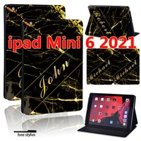 for 2021 ipad mini 6 case ultra thin cover apple ipad mini 6 8 3 inch a2567a2568a2569 new name series pu leather tablet cover
