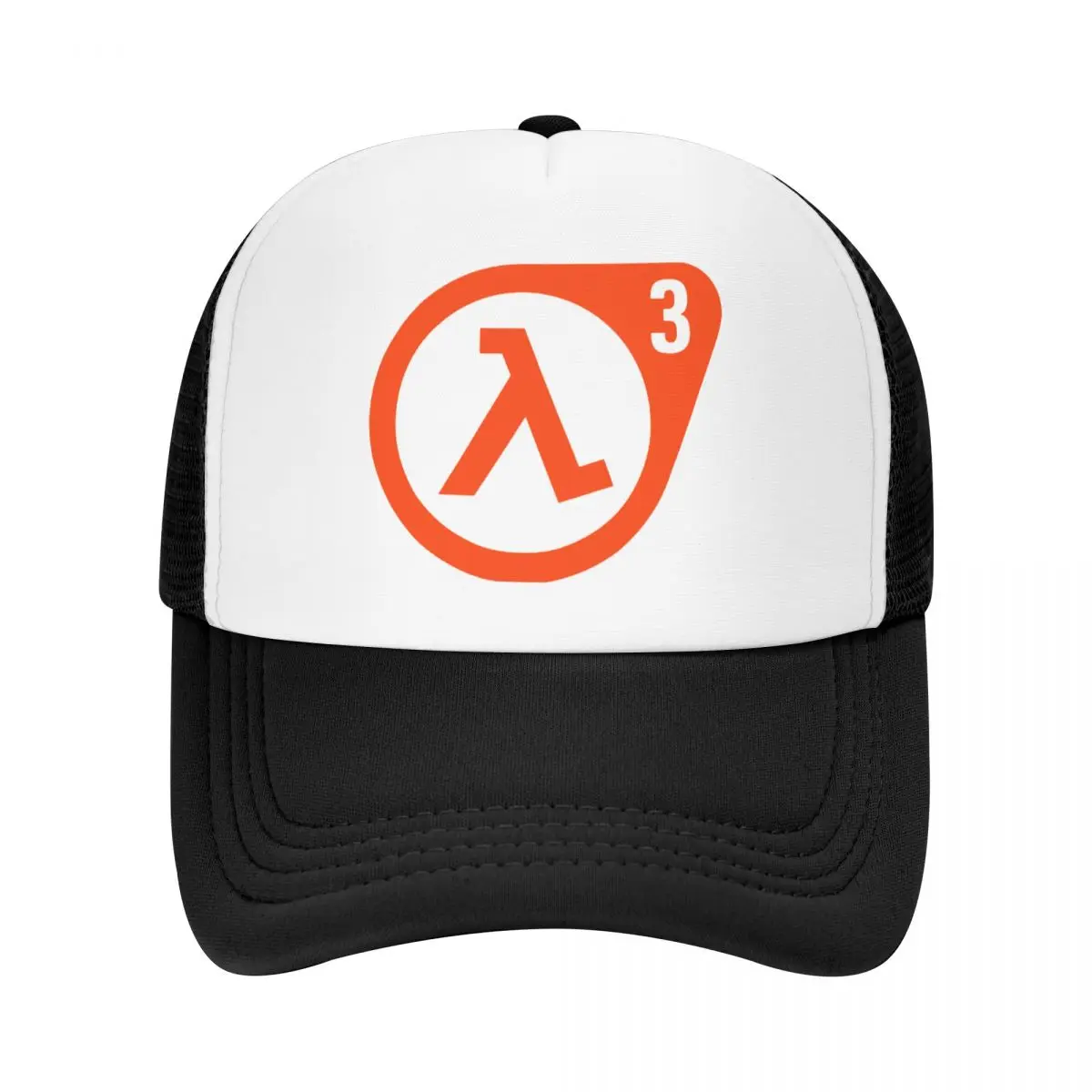 

Half Life 3 Stretchy Trucker Hat Mesh Baseball Cap Adjustable Snapback Closure Hats for Men Women Comfortable Breathable