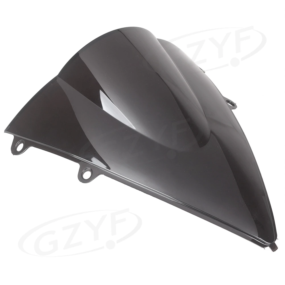Черные ветровые дефлекторы для мотоцикла ветрозащитный экран с двойным пузырем