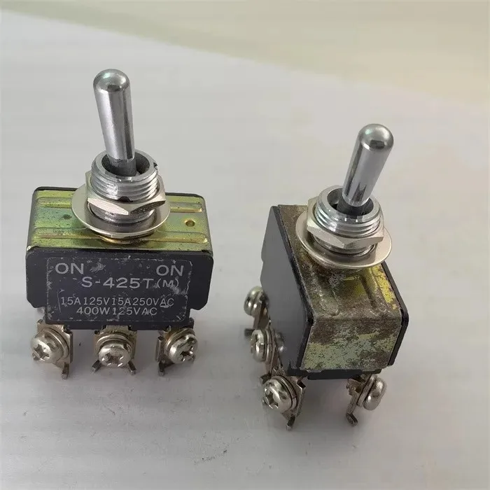 NKK S-425T ON (m) 6-футовый односторонний сброс 15A125V 15A250VAC винт