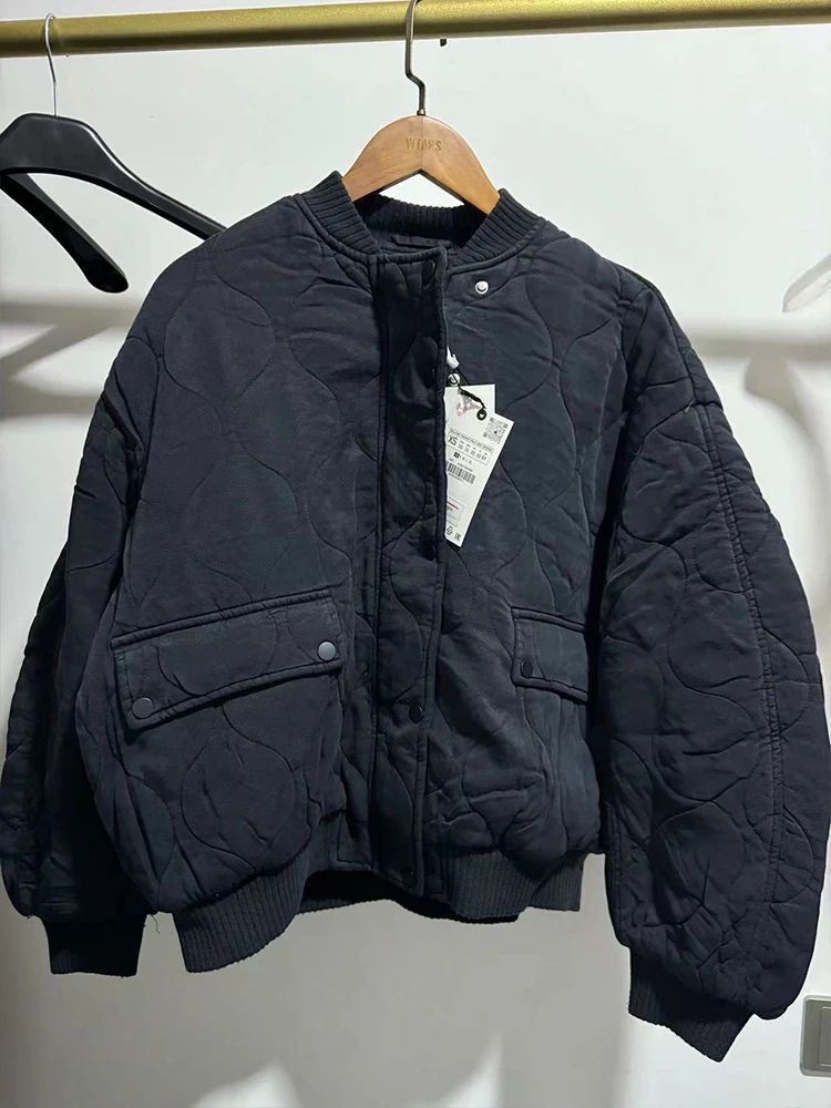 Zach AiIsa Осень-Зима Новинка винтажная потертая старая хлопковая Свободная