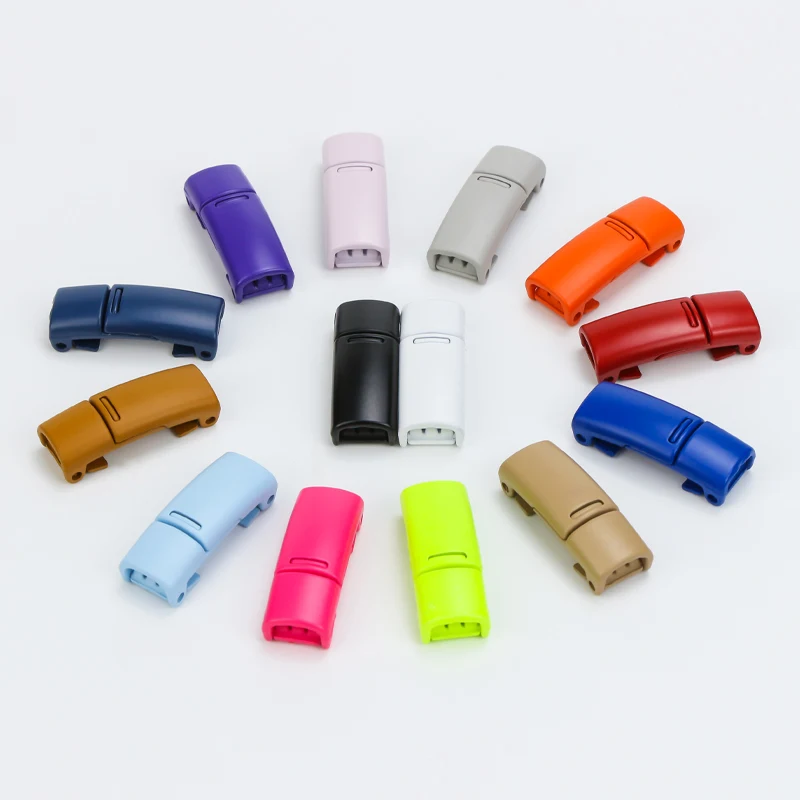 

1 Pair Shoelace Buckles Matte Magnetic Locks Shoelaces Metal Buttons Colorful DIY AF1 Sneaker Kits Shoes Accessories 17 Colors