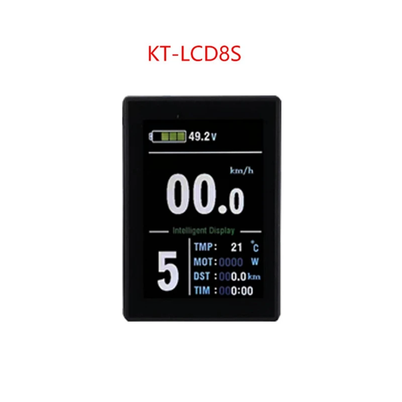New Ebike Display KT LCD8S Color USB Electric Bike Bicycle Conversion Accessories Universal Plug
