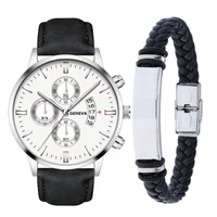 luxury mens watches male leather bracelets frosted strapl quartz calendar wristwatch business luminous clocks relogio masculino